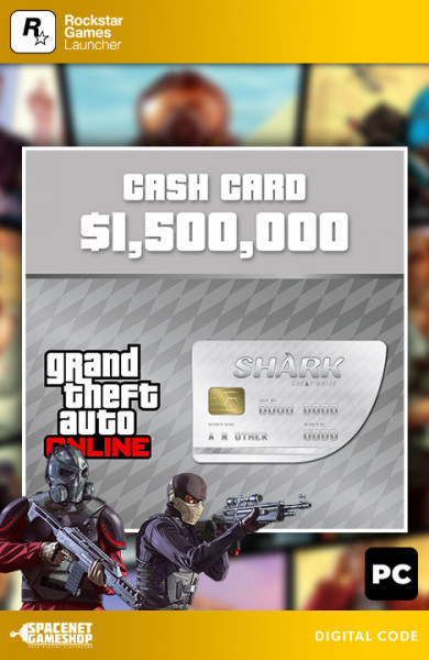Grand Theft Auto V GTA 5 Online: Great White Shark Cash Card PC